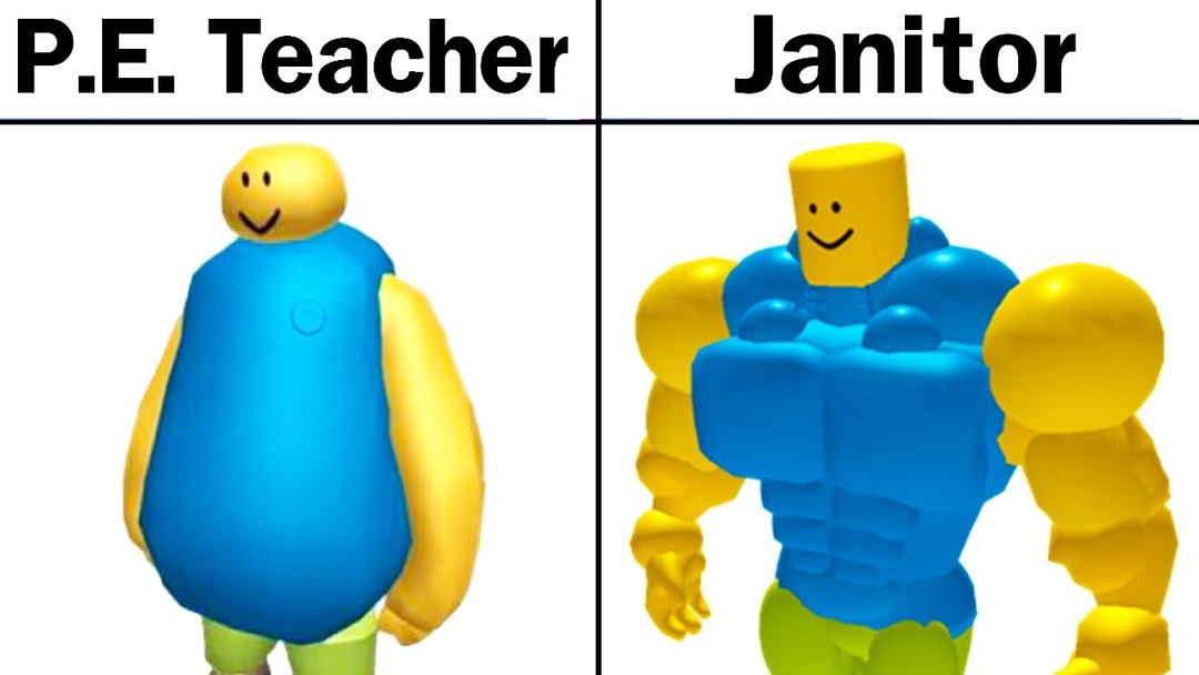 P.E. teacher vs Janitor, who will win?  - meme