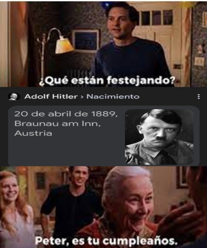 Feliz cumpleaños Hitler - meme