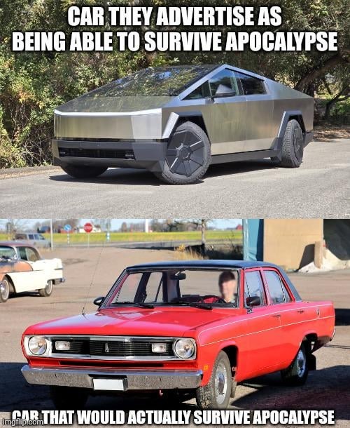 The car that can survive apocalypse - meme