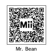 Mr.Bean Qr mii de la nintendo 3DS/2DS - meme