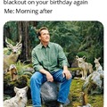 Happy birthday blackout meme