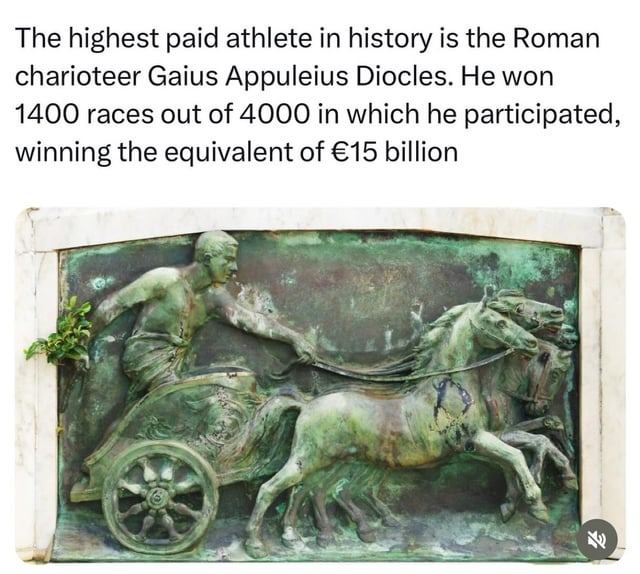 Highest paid athlete in history - meme