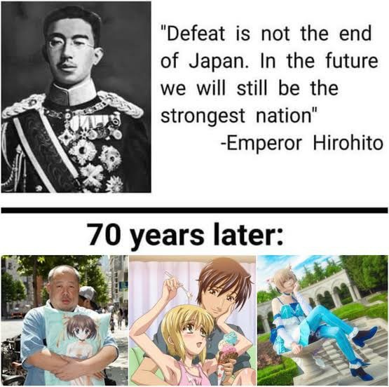 Pobre Hirohito P.D:Si no espikean tiroteo escolar no es mi problema,estudien vagos :comes: - meme