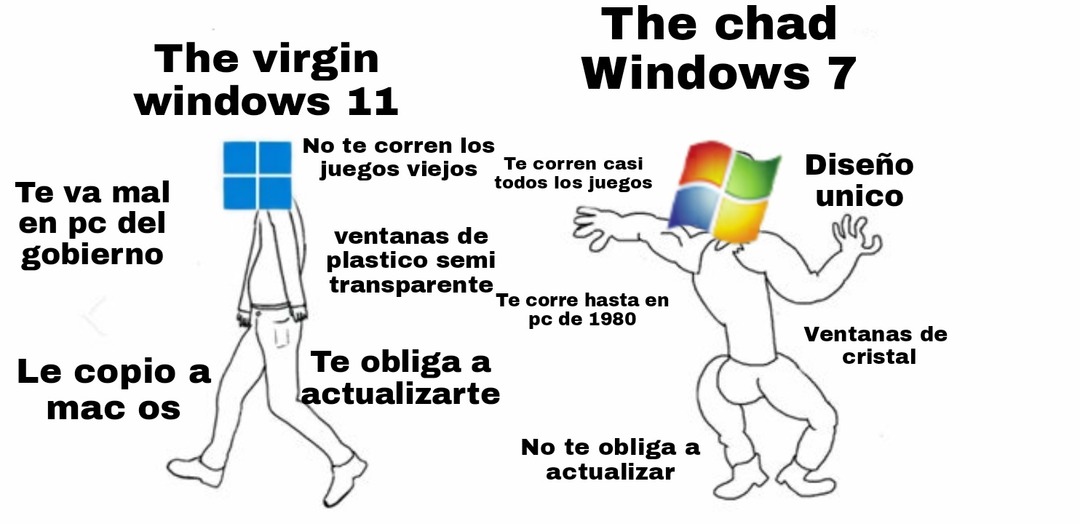 Windows 11 es una mierda - meme