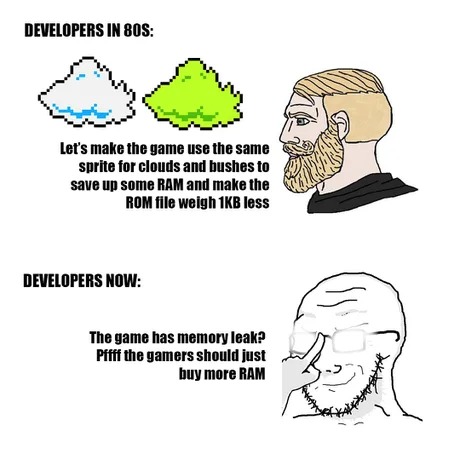 Video game developers - meme
