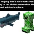 Minecraft sharks