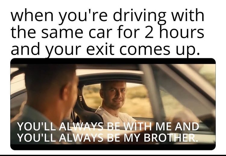 road trip - meme