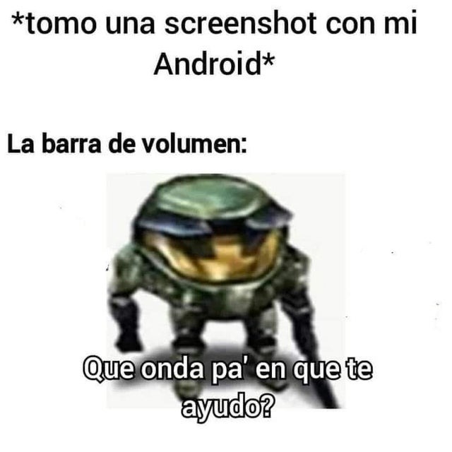 screenshot en android - meme