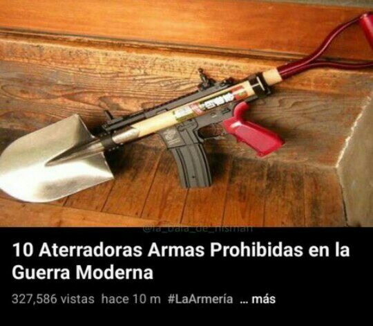 Es un arma diseñada para matar argentinos - meme