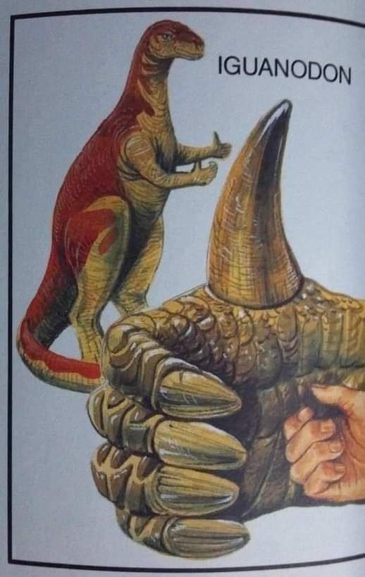 Iguanodon es todo chill - meme