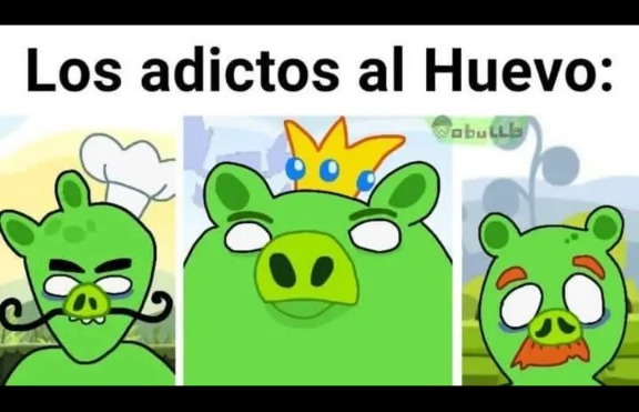 Los adicto al huevo. - meme