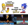 Sonic y Homero
