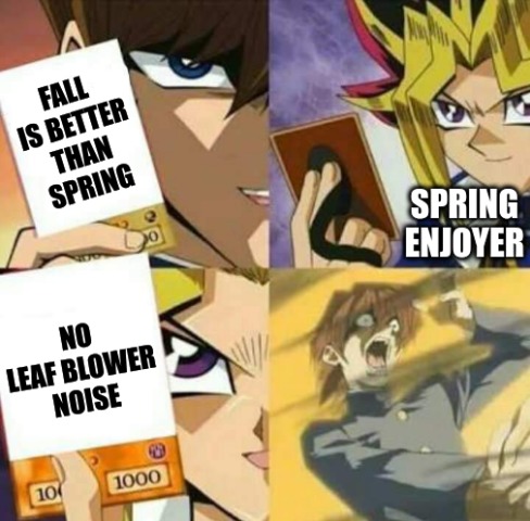 Spring is better - meme