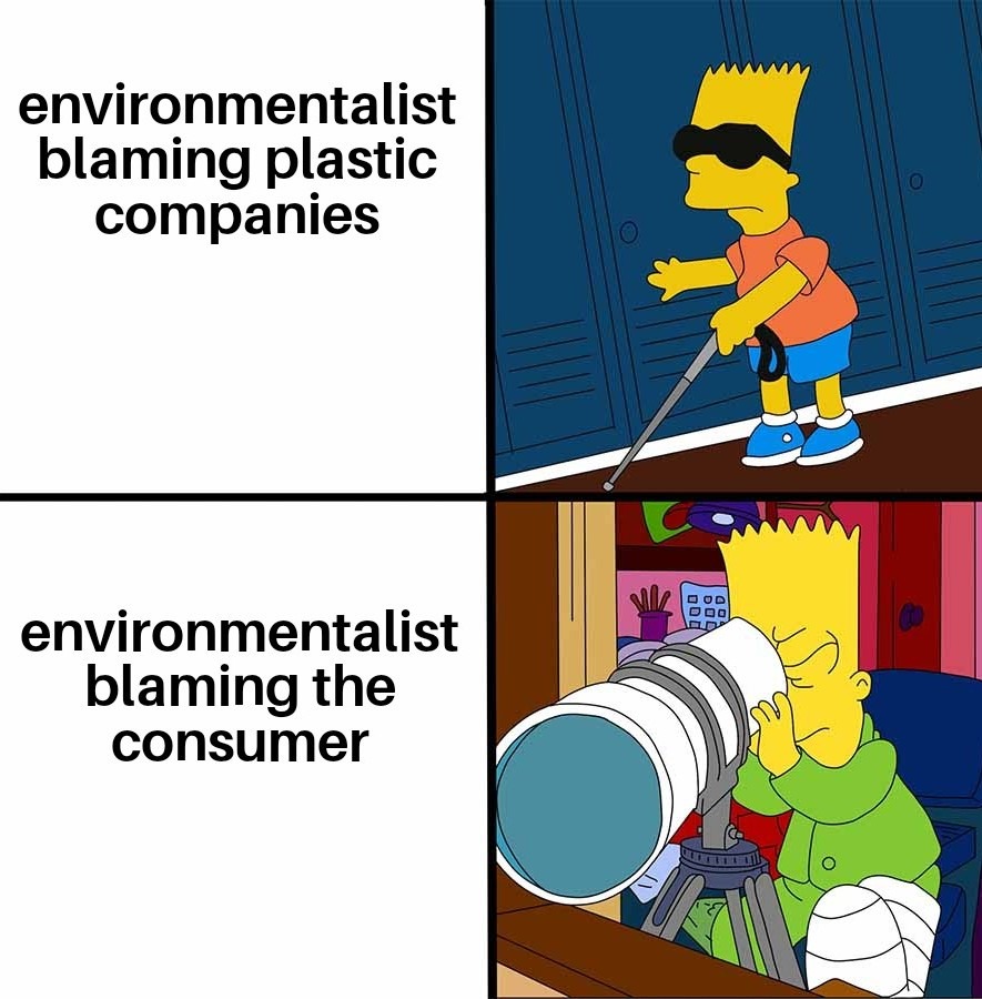 Stop making new plastic - meme