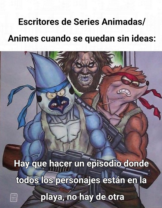 No me gusta la arena - meme