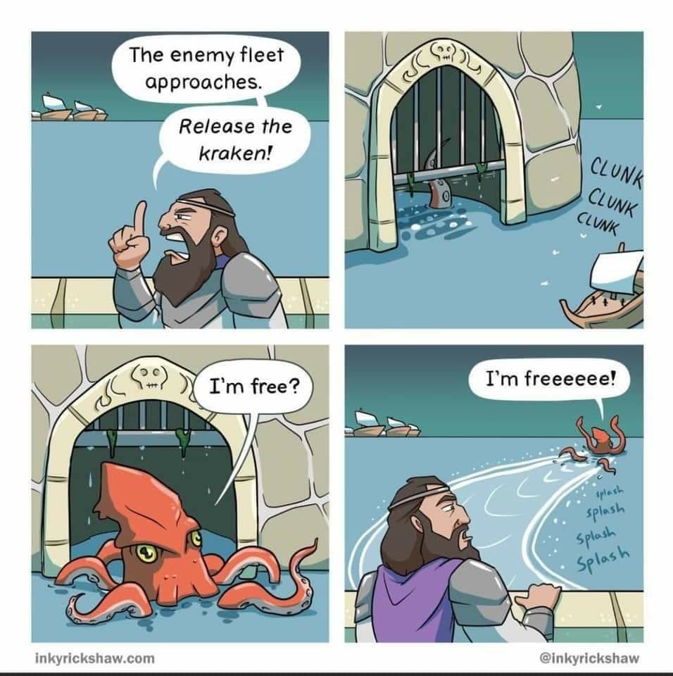 Release the Kraken - meme