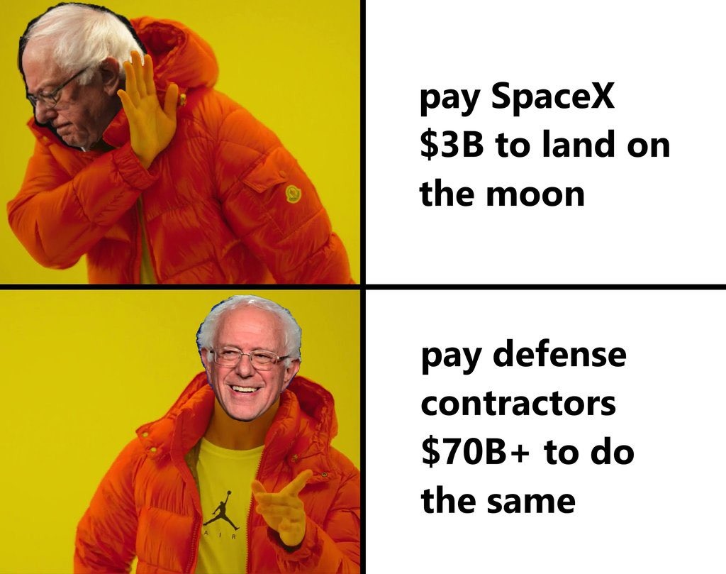 Bernie Logic - meme