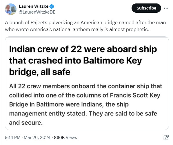 Indian crew aboard the Dali ship that crashed into the Baltimore bridge are safe - meme