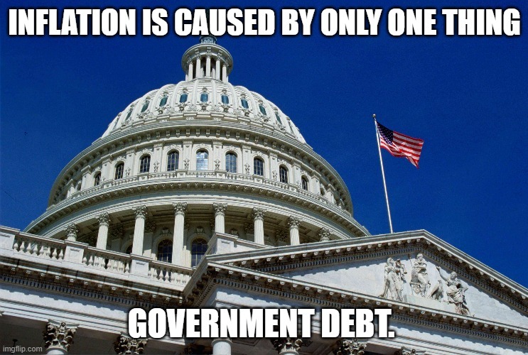 Inflation is government theft. - meme