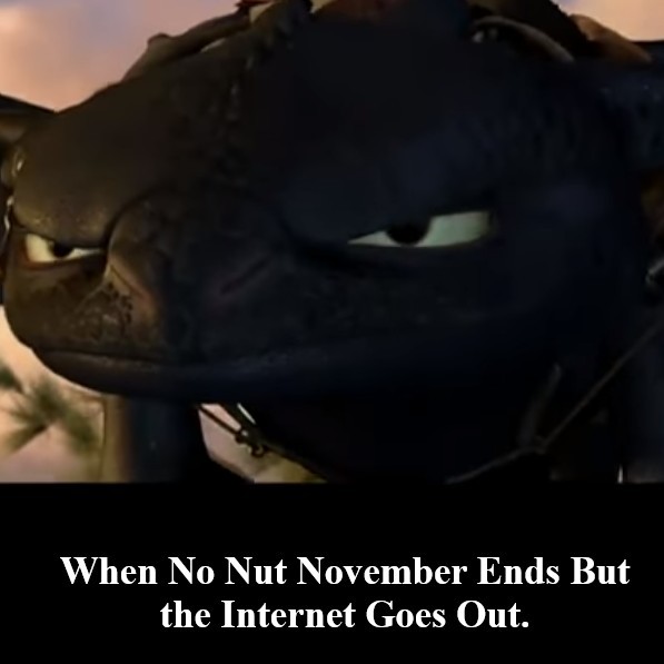 No nut november is over... - meme