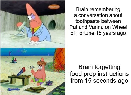 Brains are weird - meme