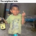 The neighbors' kids