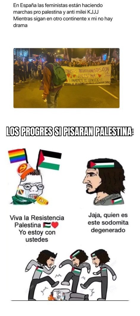 Sería bueno verlos yendo, y que les de golpe de realidad - meme