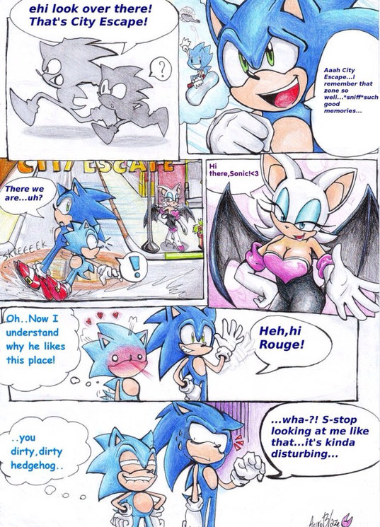 Why sonic really liked city escape - meme