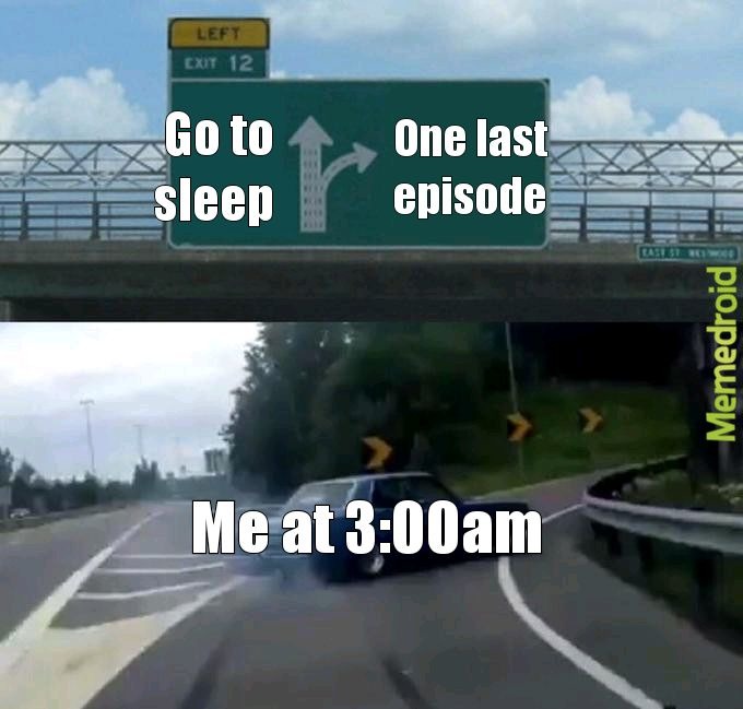 One last episode followed by another last episode - meme