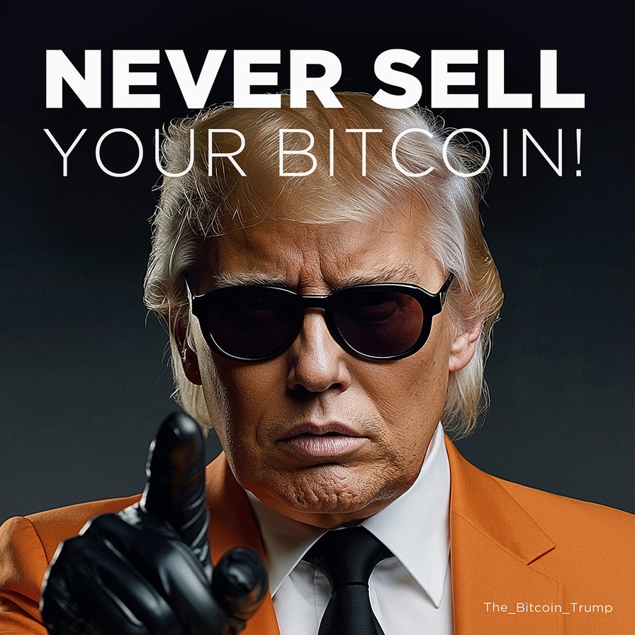 Never sell your Bitcoin! - meme