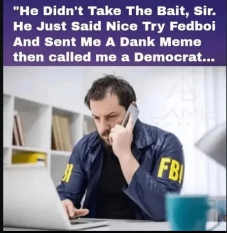 nice try Fedboi - meme