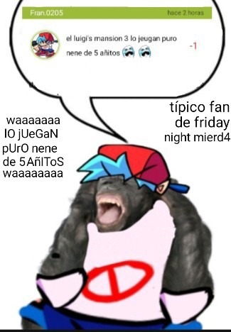 Quién dice que luigis CHADsión 3 lo juegan niños de 5 años que p3nd3j0 está xdddd - meme