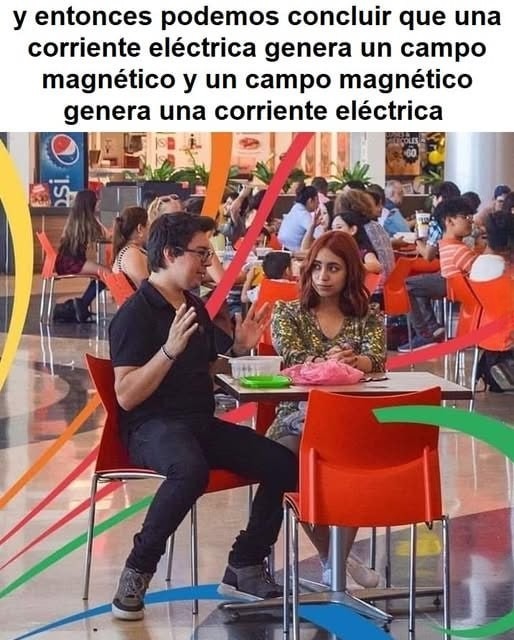 Y así nace el bucle eléctrico de nunca acabar - meme
