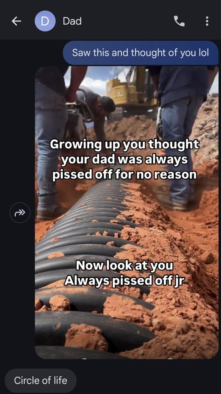 Turns out dad rage is hereditary - meme