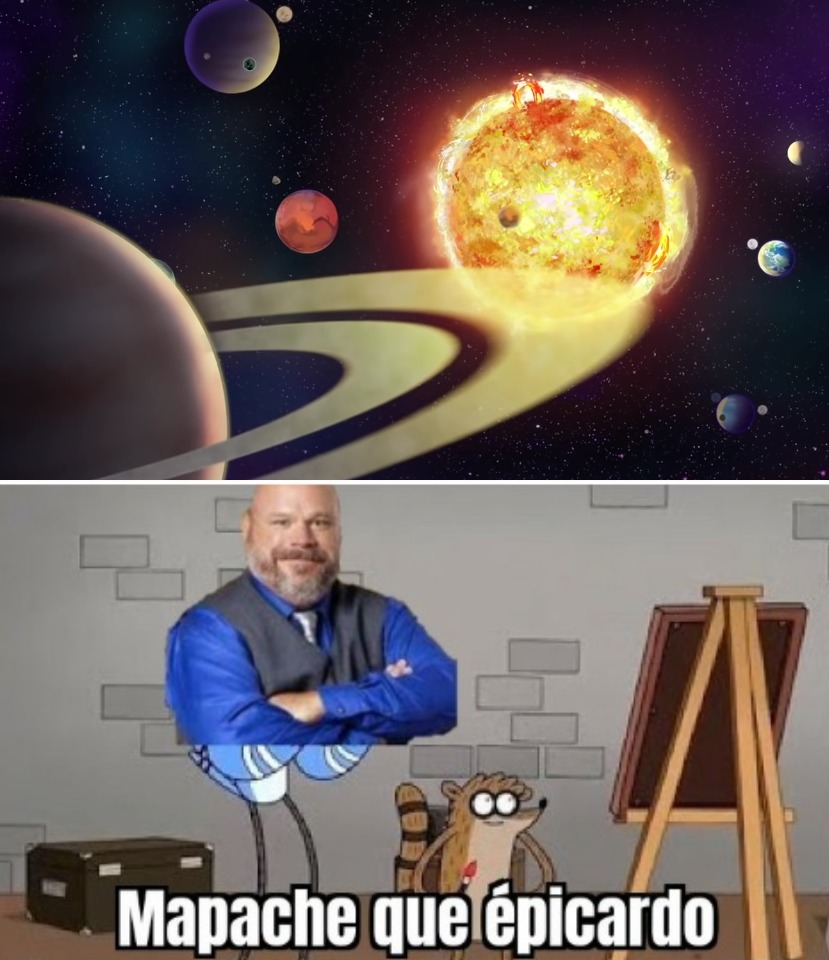 El dibujo es de the Animated The Bible Series - meme