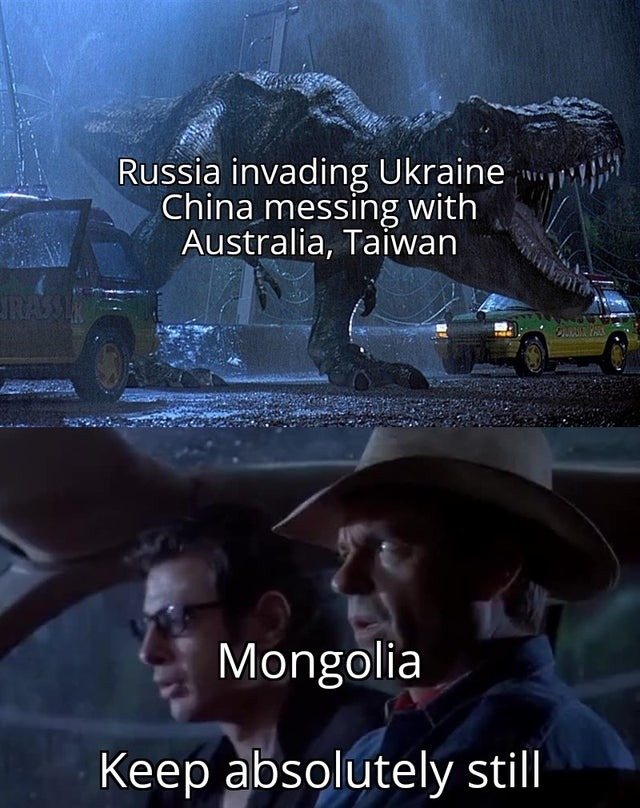 Keep still Mongolia! - meme