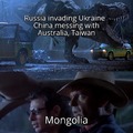 Keep still Mongolia!
