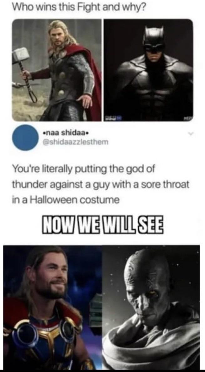 thor and gorr meme