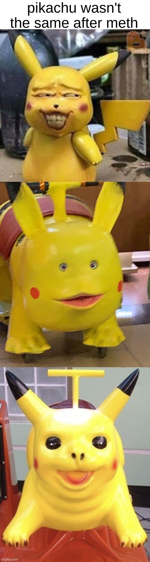 Cursed Pikachu - meme