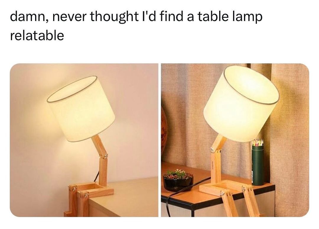 The Pixar lamp when there's nothing to hop on - meme