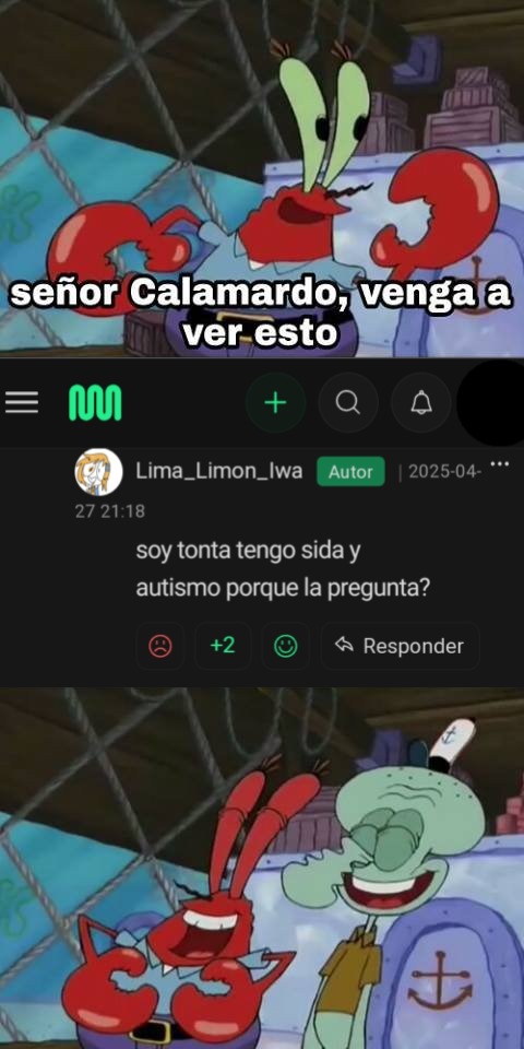 Se confirma que Lima_Limon_Iwa tiene autismo (Ella luego edito su comentario :grin:) - meme