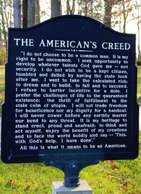 American Creed - meme