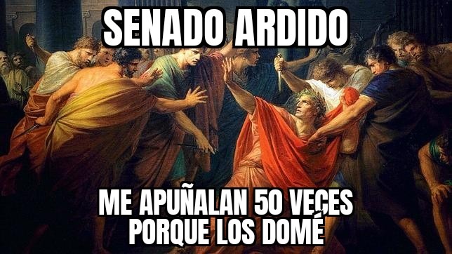 The Virgin Senado romano vs the Chad julio cesar - meme