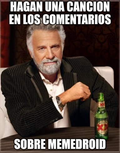 Hagan Cancion en los comentarios - meme