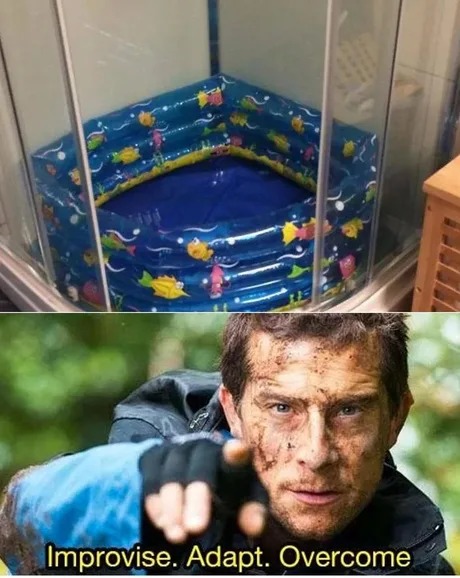 Adapt. overcome - meme
