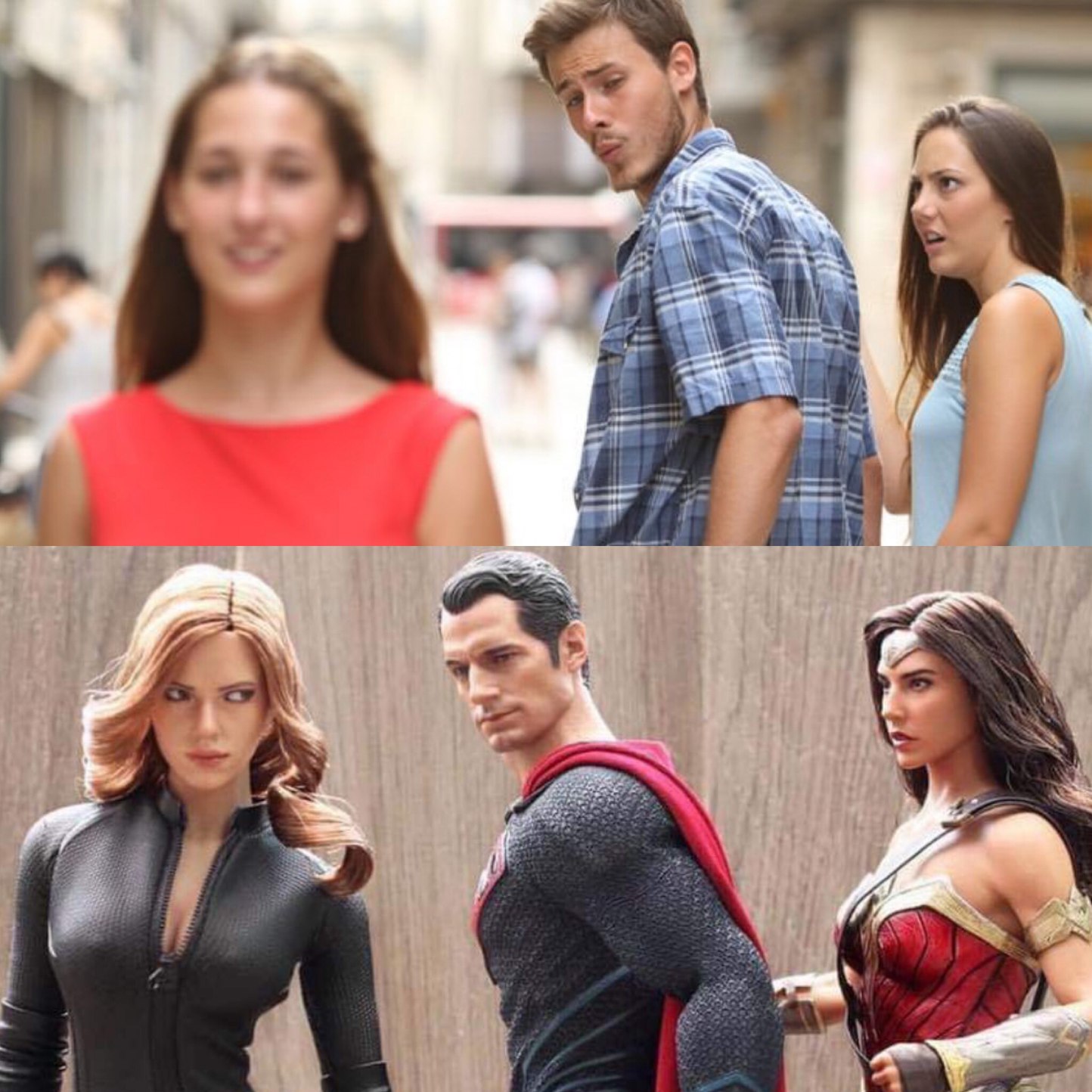 Marvel x DC - meme