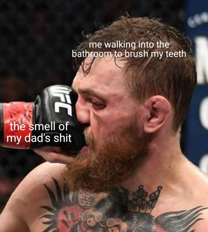 I love the smell of shit in the morning - meme