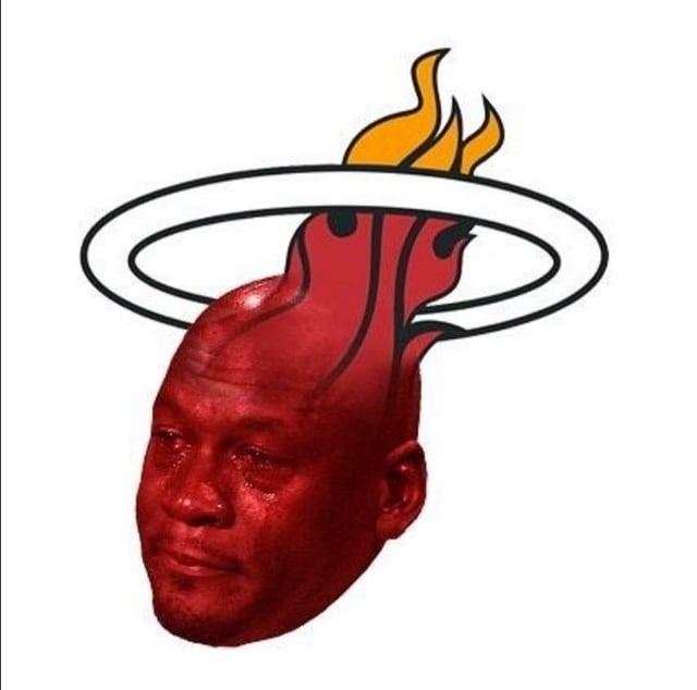 The new Miami Heat logo - meme