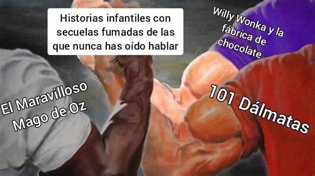 Historias infantiles con secuelas sacadas de una noche con LSD - meme