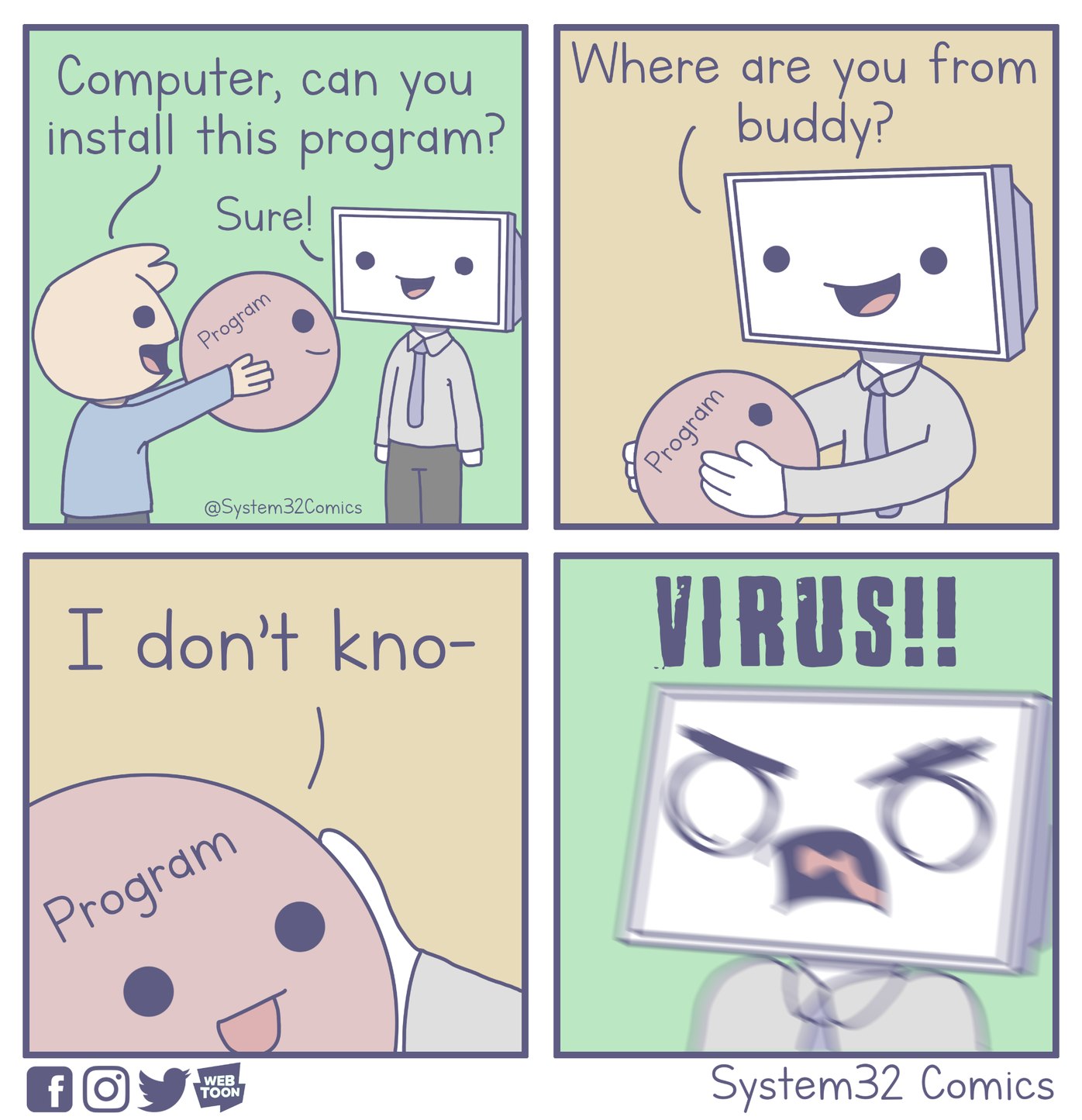 Downloading Programs - meme